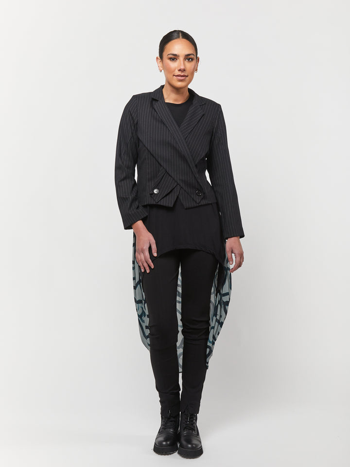 OBI Pinstripe Crossover Jacket