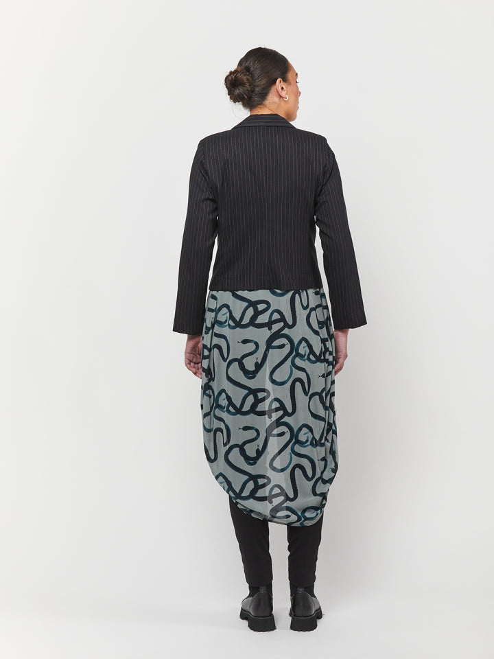 OBI Pinstripe Crossover Jacket