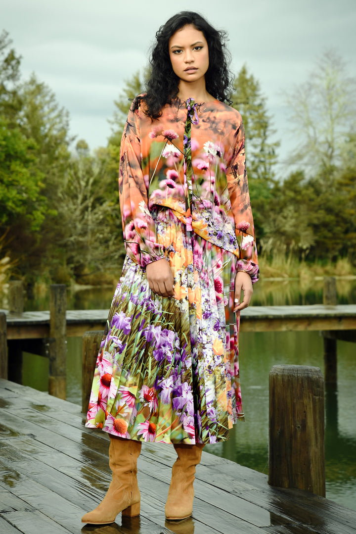 Curate Fall At My Pleat Skirt
