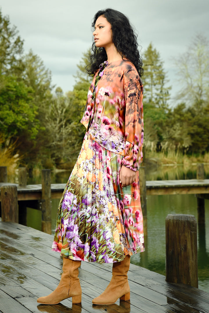 Curate Fall At My Pleat Skirt