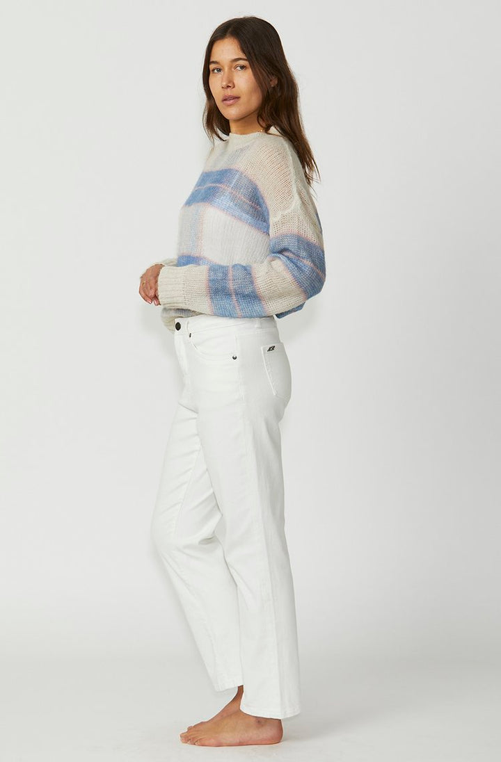 New London Dover White Jeans