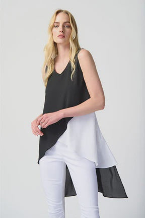 JR Block Asymmetric Tunic top
