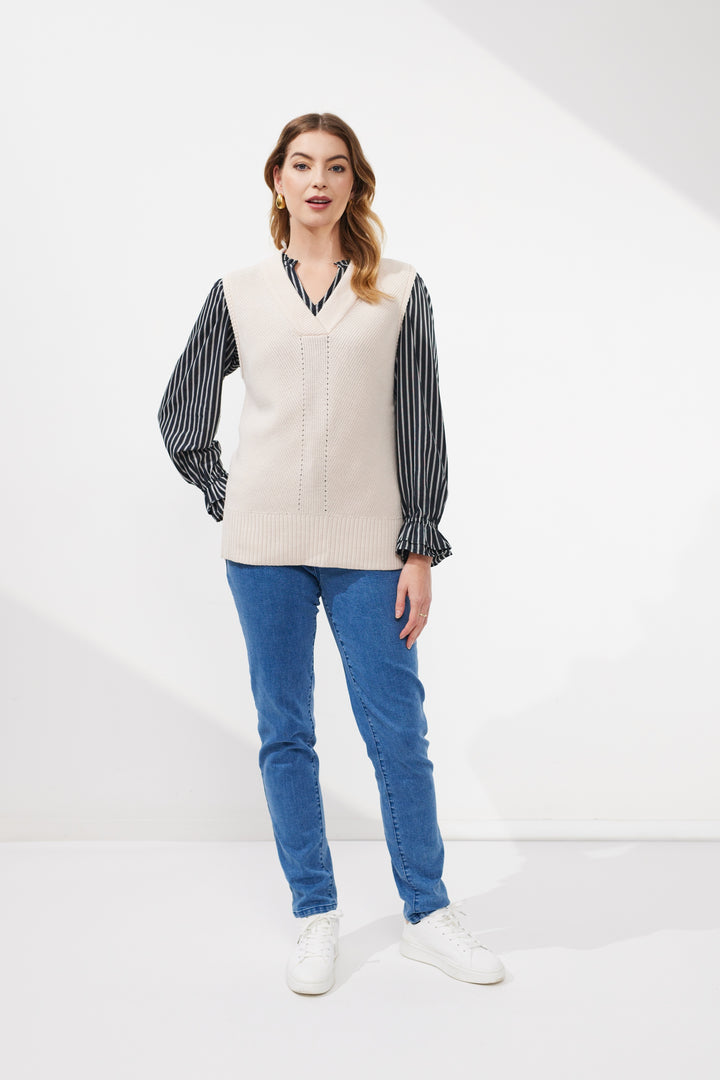 Newport Maple Merino Vest