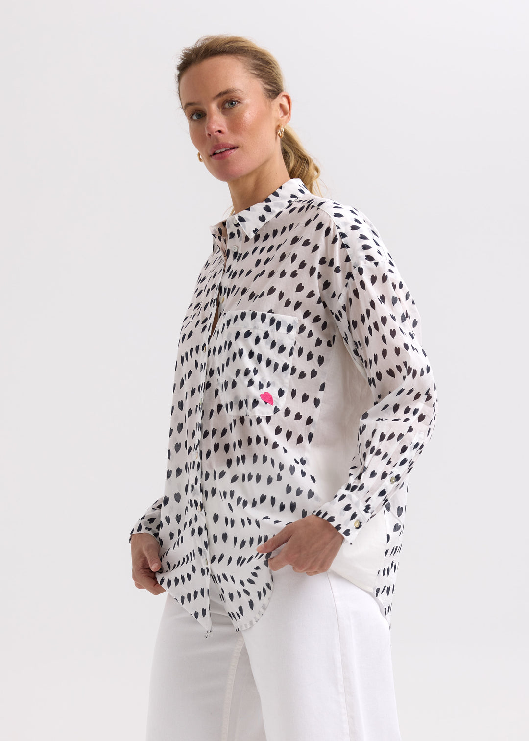 Zaket & Plover Cotton Voile Shirt