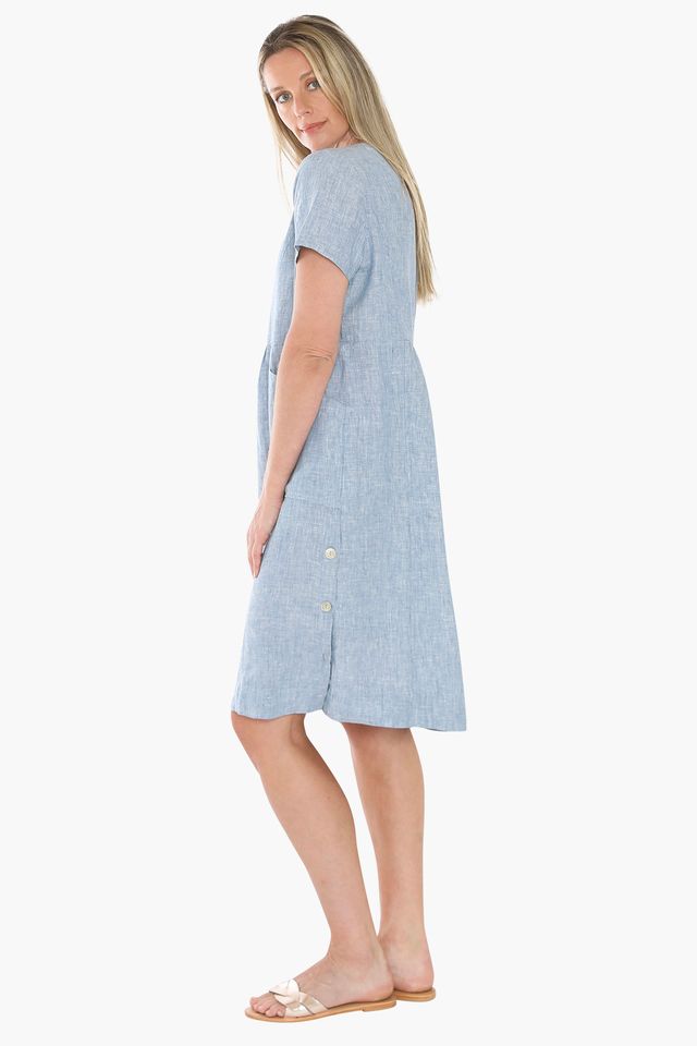 Jump Side Button Dress