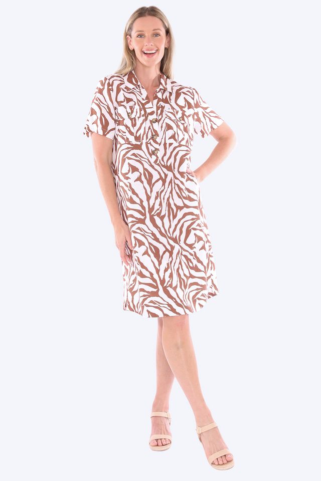Jump Zebra Mono Dress
