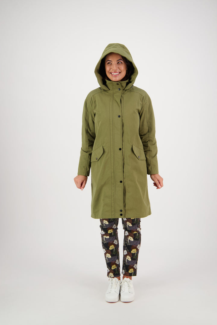 Anorak with Ribbed Cuff and Collar