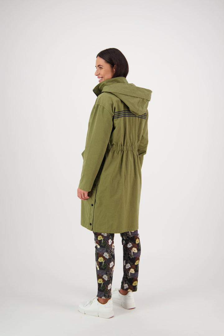 Anorak with Ribbed Cuff and Collar