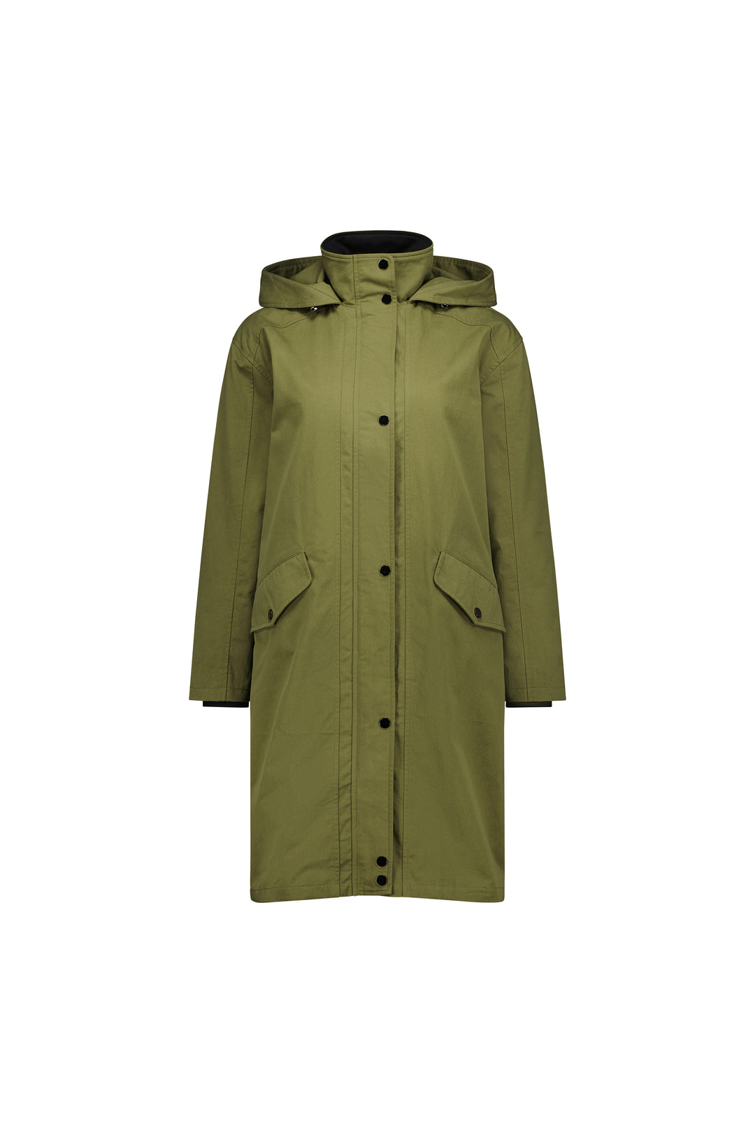 Anorak with Ribbed Cuff and Collar