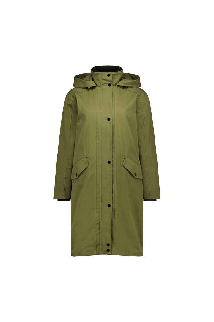 Anorak with Ribbed Cuff and Collar