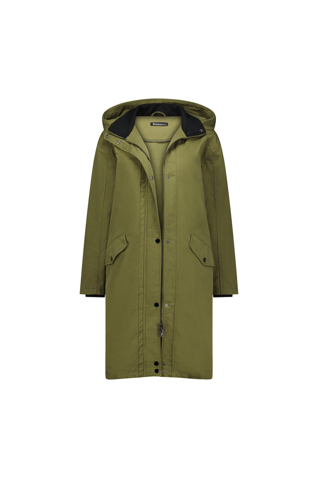 Anorak with Ribbed Cuff and Collar