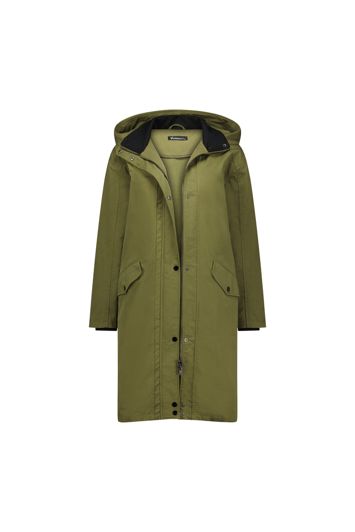 Anorak with Ribbed Cuff and Collar