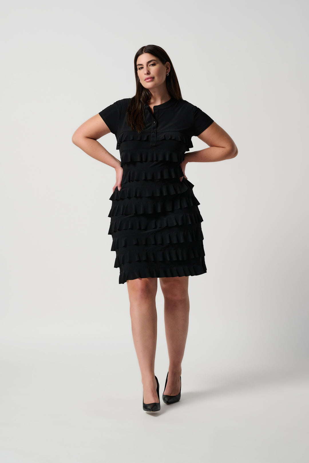 Joseph Ribkoff Ruffle Dress
