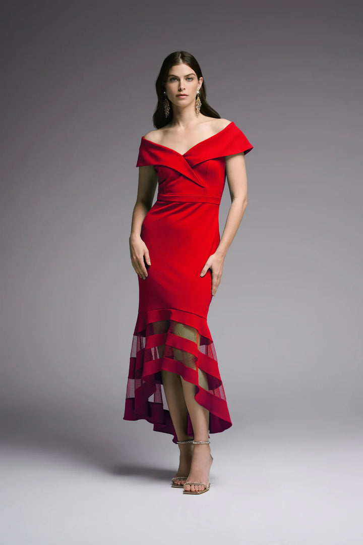 Joseph Ribkoff Scuba Crepe Trumpet Dress