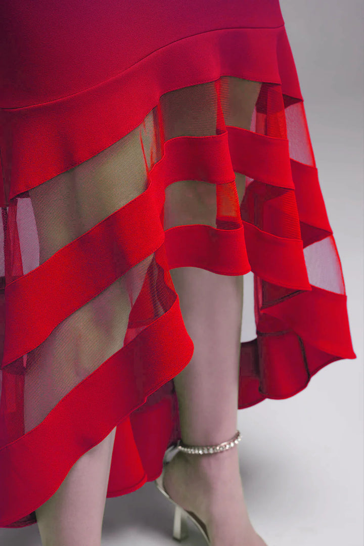 Joseph Ribkoff Scuba Crepe Trumpet Dress