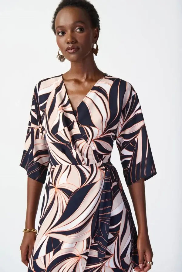 Joseph Ribkoff Midi Wrap Dress