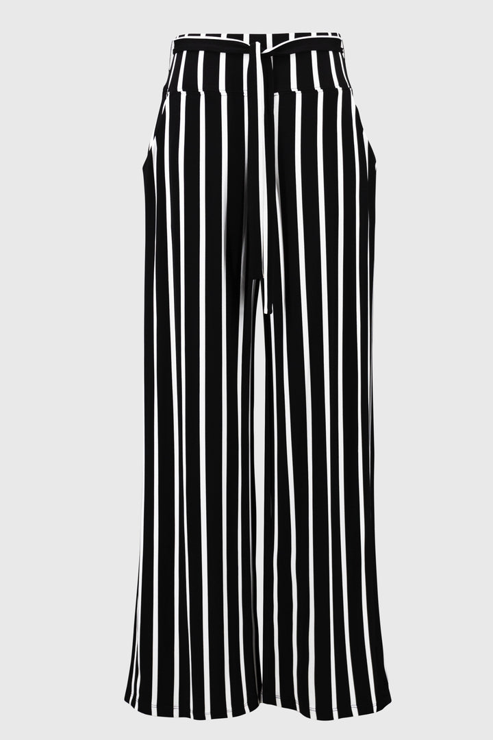 Joseph Ribkoff Stripe Silky Knit Wide Pants