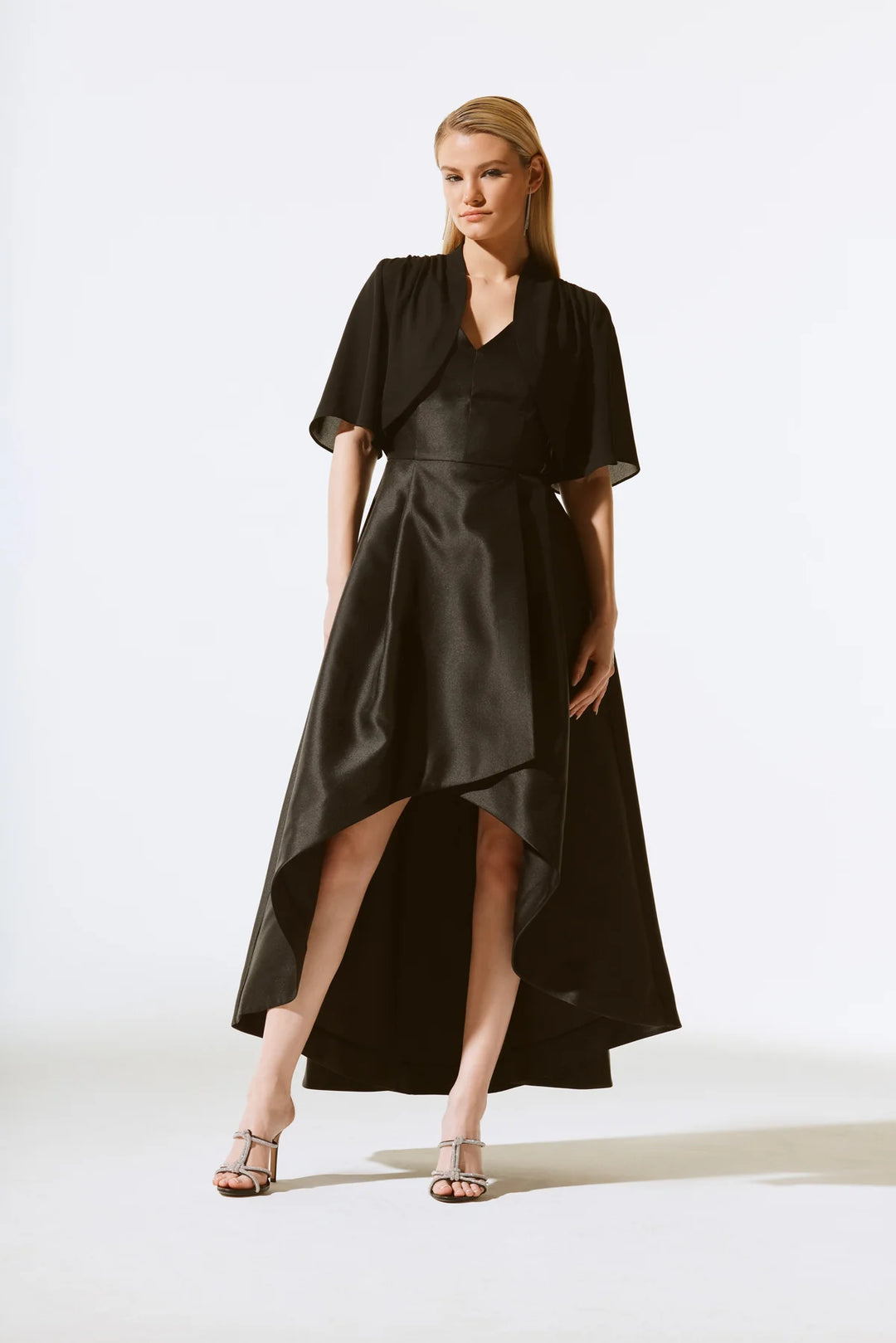 Joseph Ribkoff Georgette Bell Sleeve Bolero