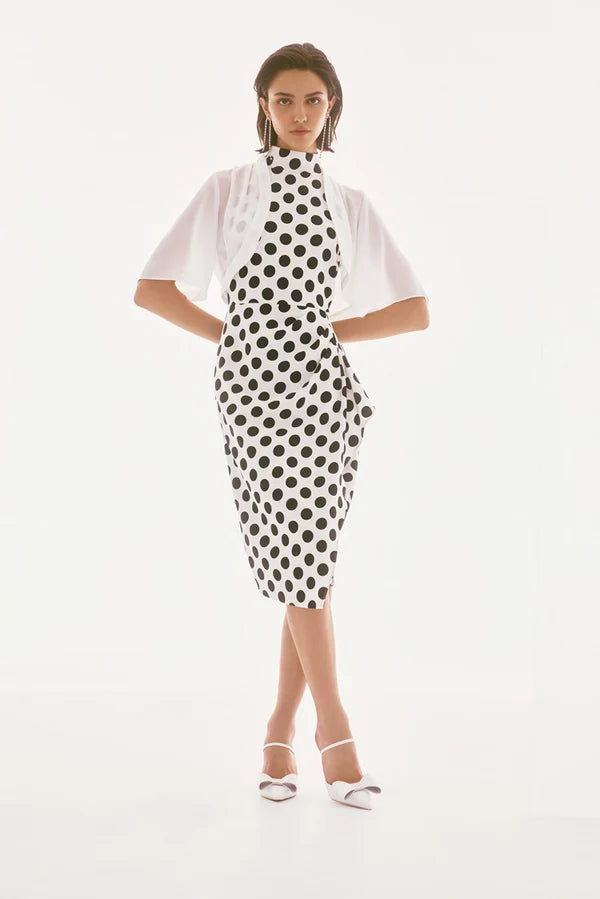 Joseph Ribkoff Georgette Bell Sleeve Bolero