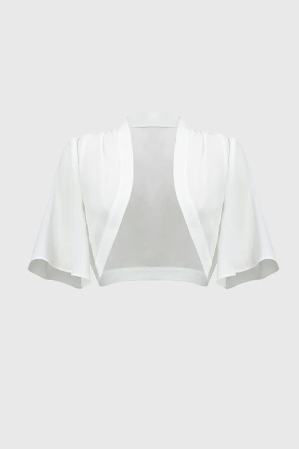 Joseph Ribkoff Georgette Bell Sleeve Bolero