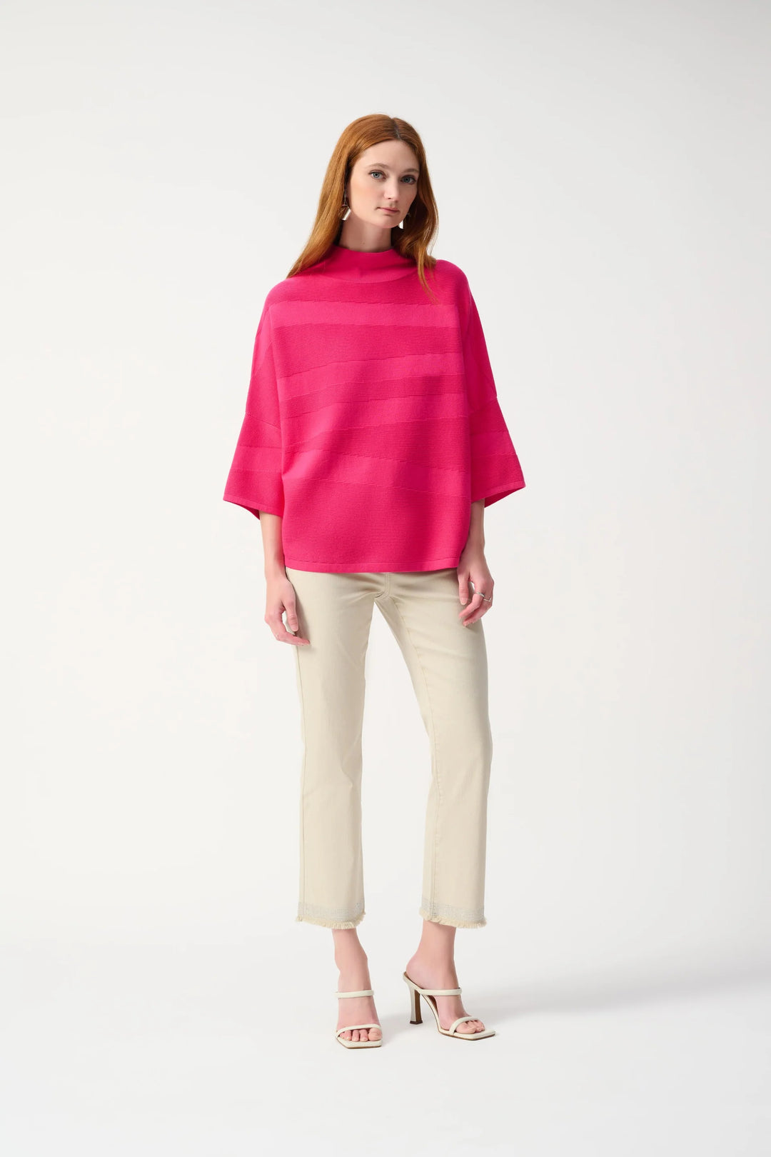 Joseph Ribkoff Mock Neck Boxy Top