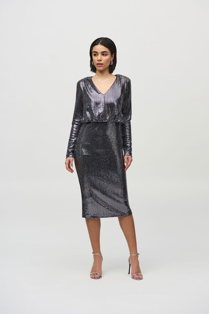 Joseph Ribkoff Sequins Sheath Dress