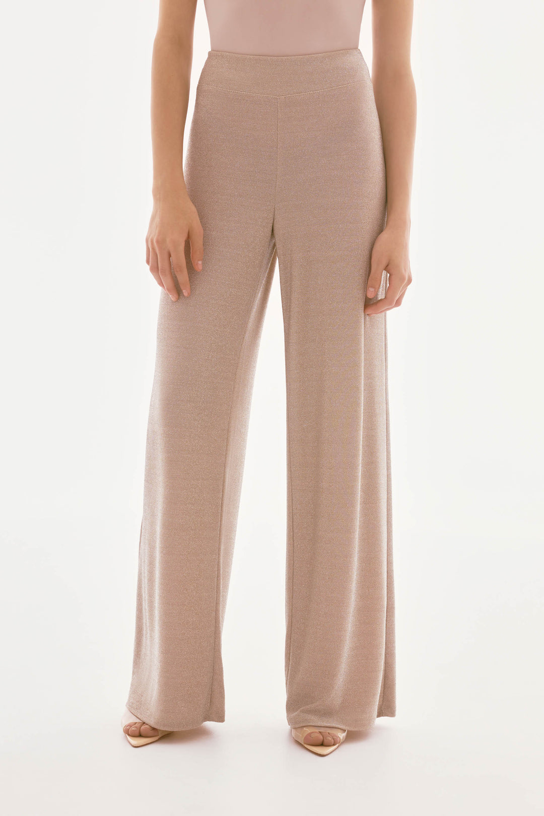 Joseph Ribkoff Lux Knit Wide-Leg Pull-On Pants