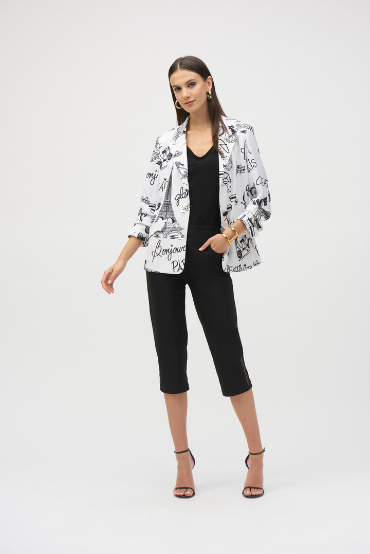 Joseph Ribkoff Conversational Print Blazer