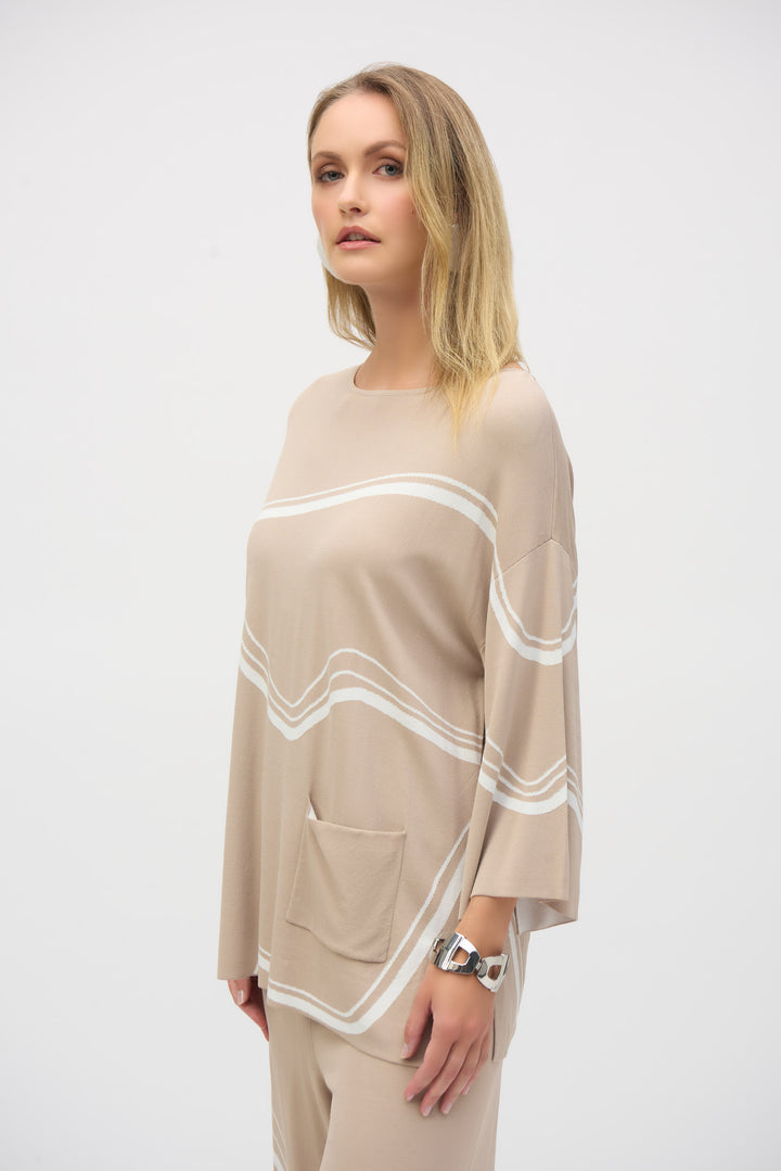 Joseph Ribkoff Abstract Pullover