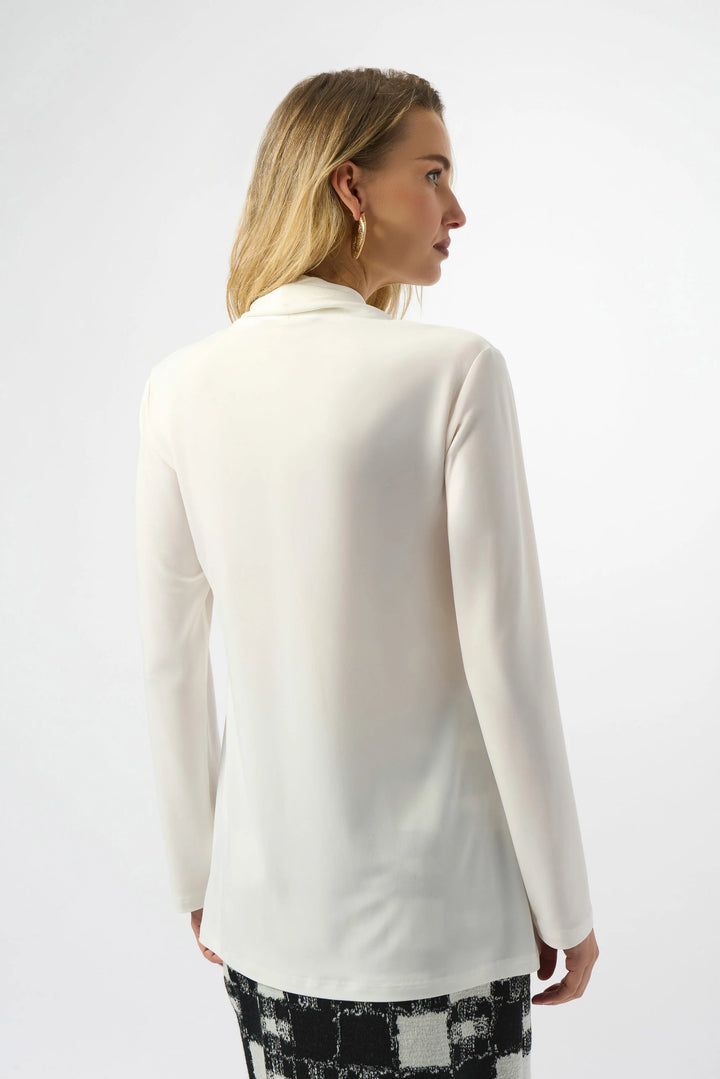 Joseph Ribkoff knit And Satin Straight Tunic