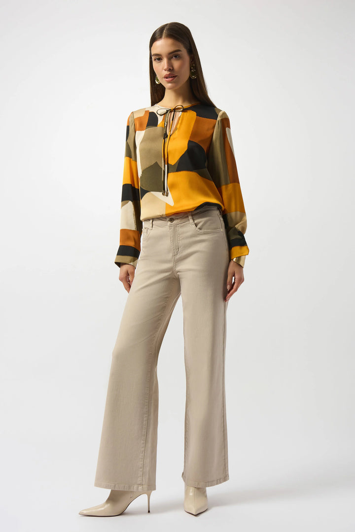 Joseph Ribkoff Abstract Tunic