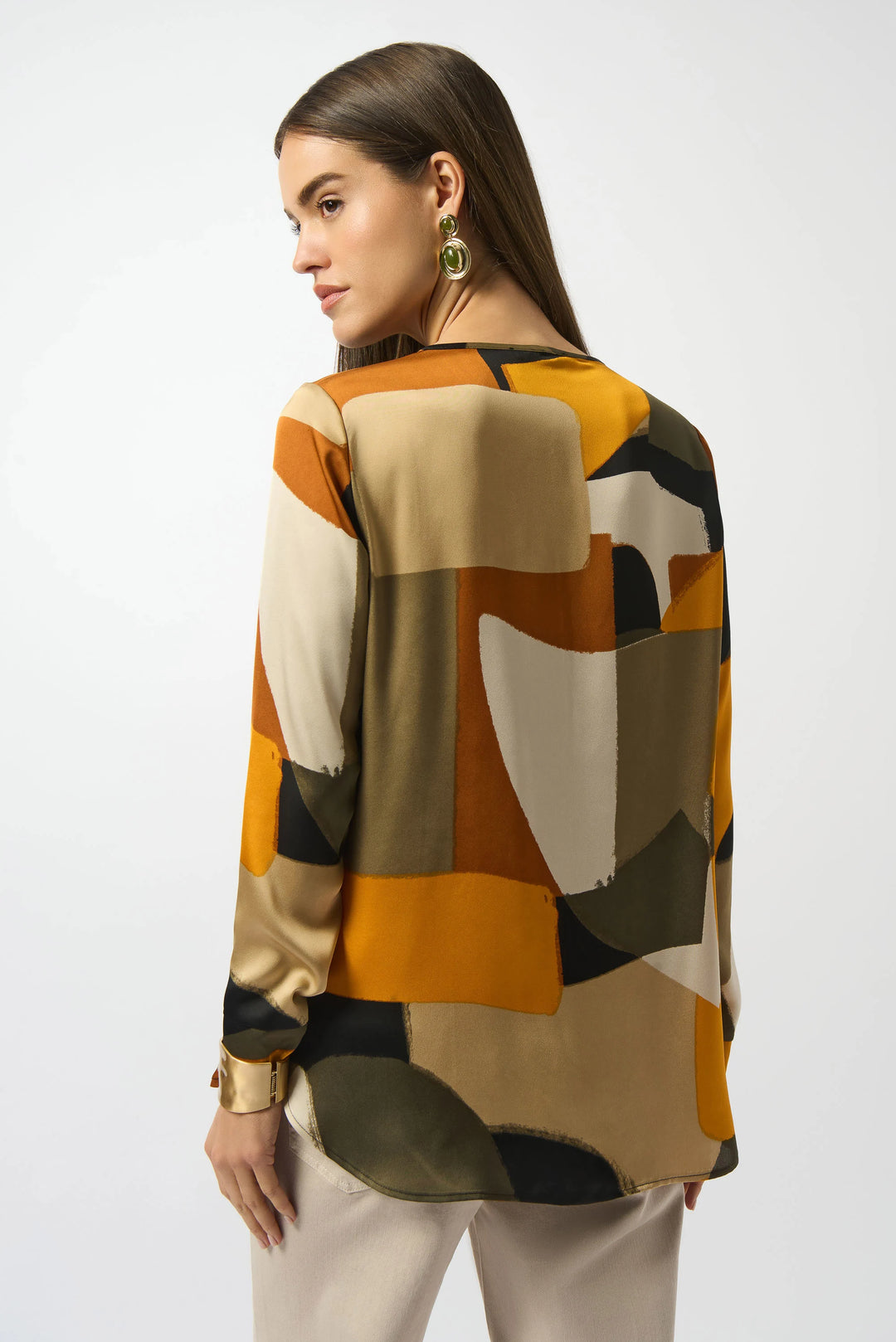 Joseph Ribkoff Abstract Tunic