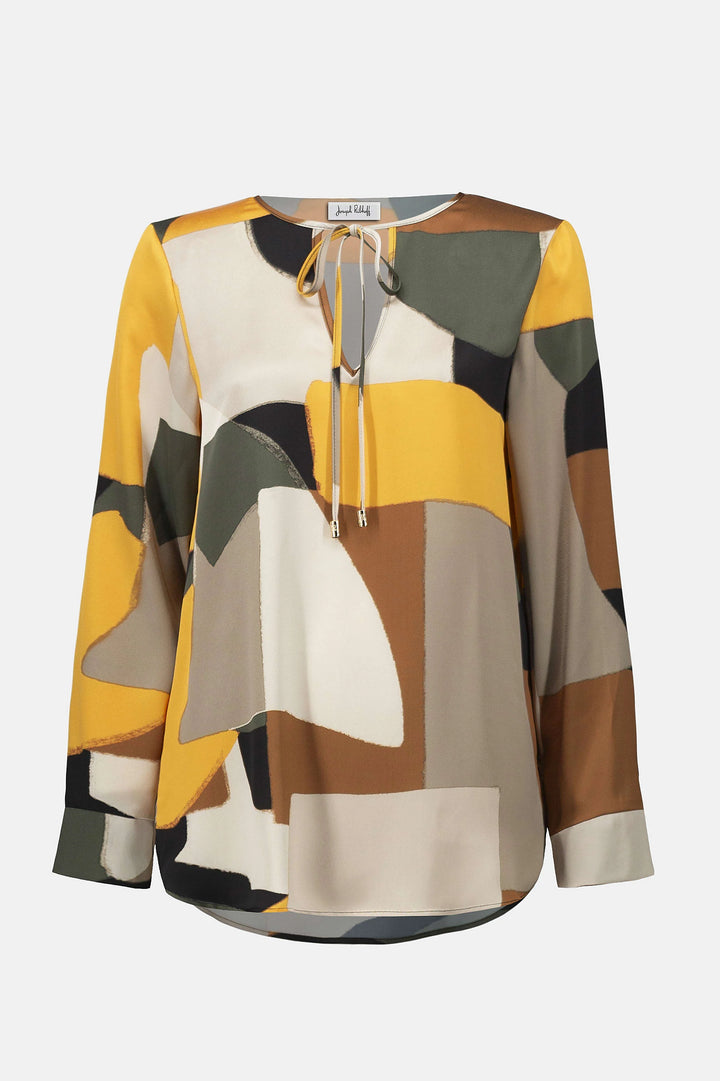 Joseph Ribkoff Abstract Tunic