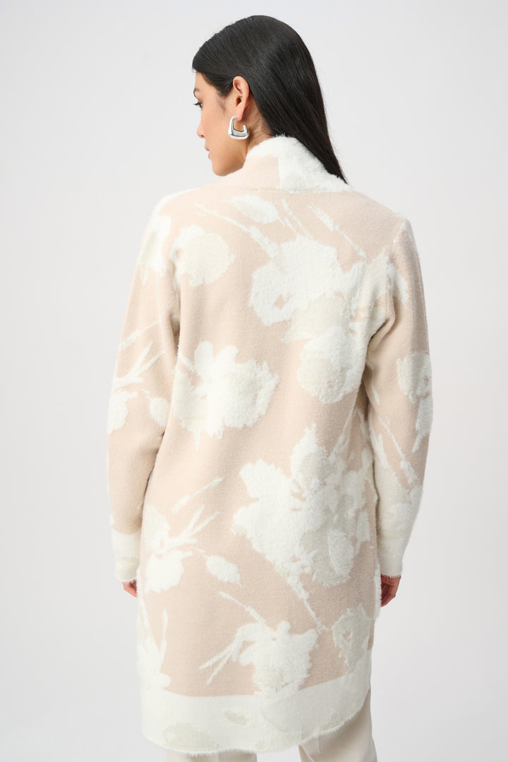 Joseph Ribkoff Jacquard Long Cardigan