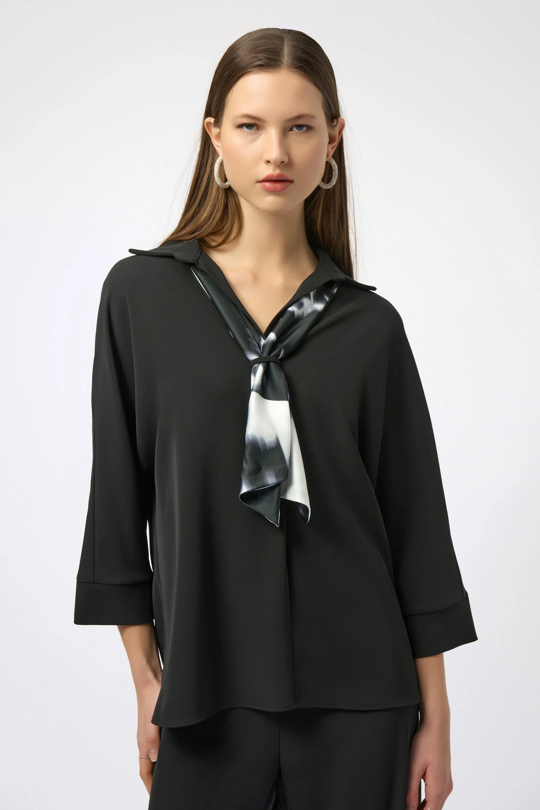 Joseph Ribkoff Twill Boxy Top