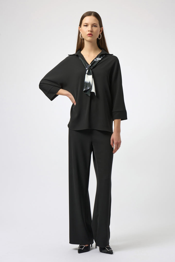 Joseph Ribkoff Twill Boxy Top