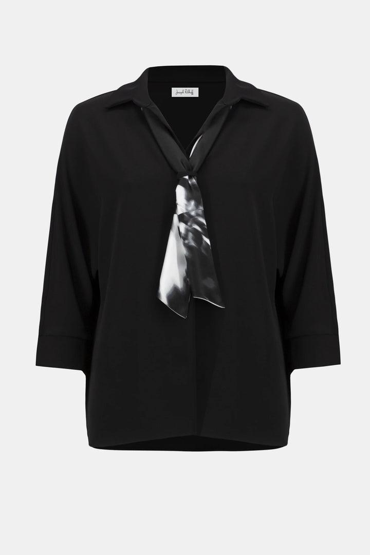 Joseph Ribkoff Twill Boxy Top