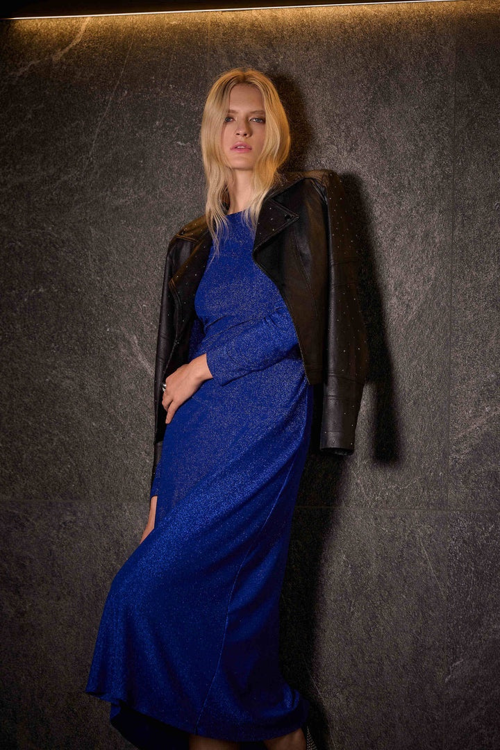 Joseph Ribkoff Sparkle Fit & Flare Dress