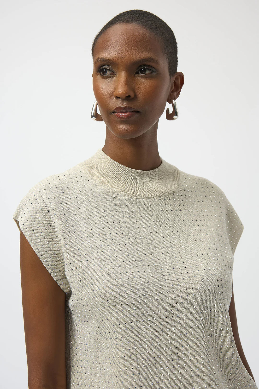Joseph Ribkoff High Neck Sleeveless Pullover