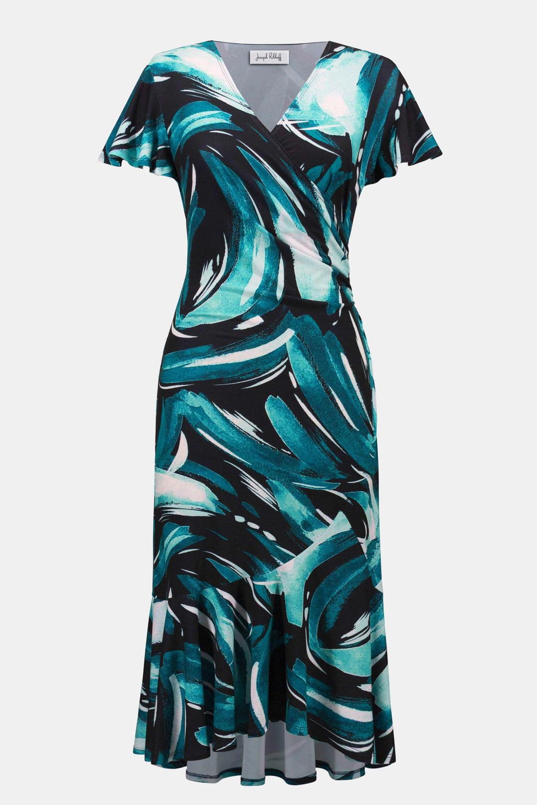 Joseph Ribkoff Abstract Wrap Dress