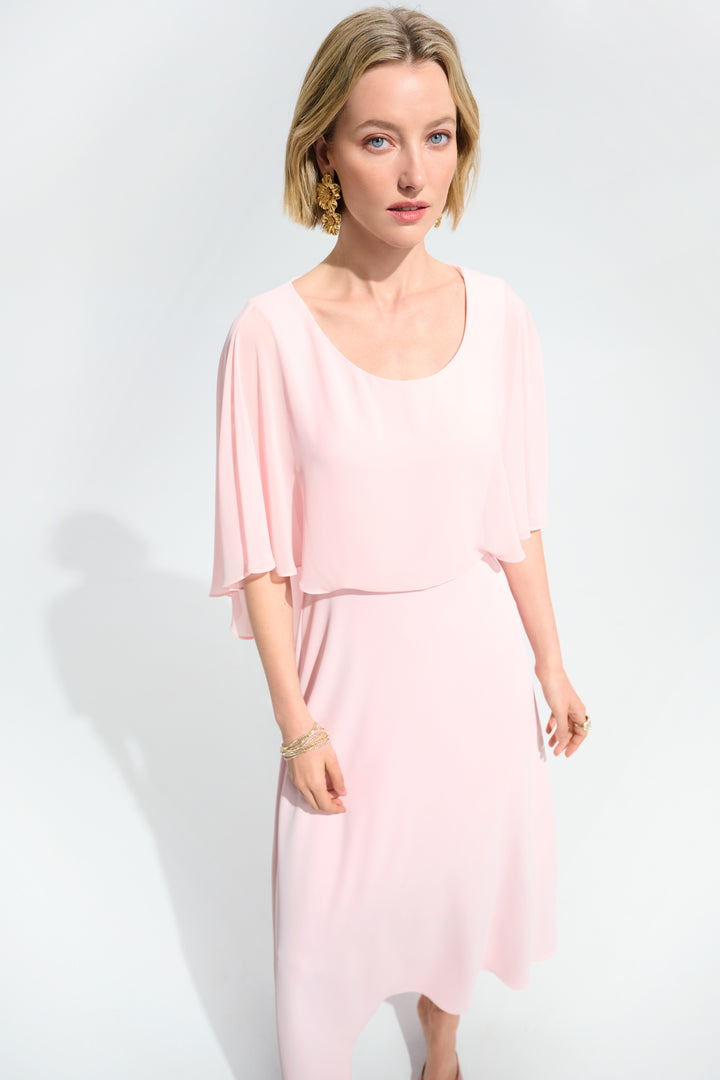 Joseph Ribkoff Chiffon Overlay Dress