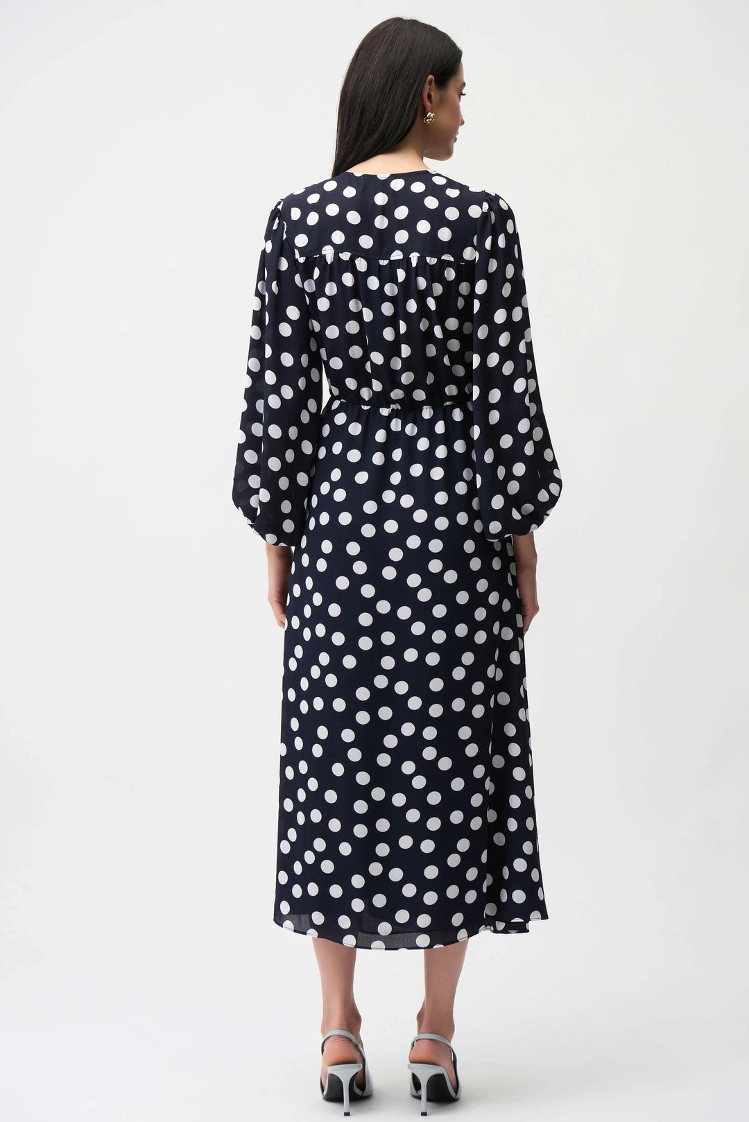 Joseph Ribkoff Dot Wrap Dress