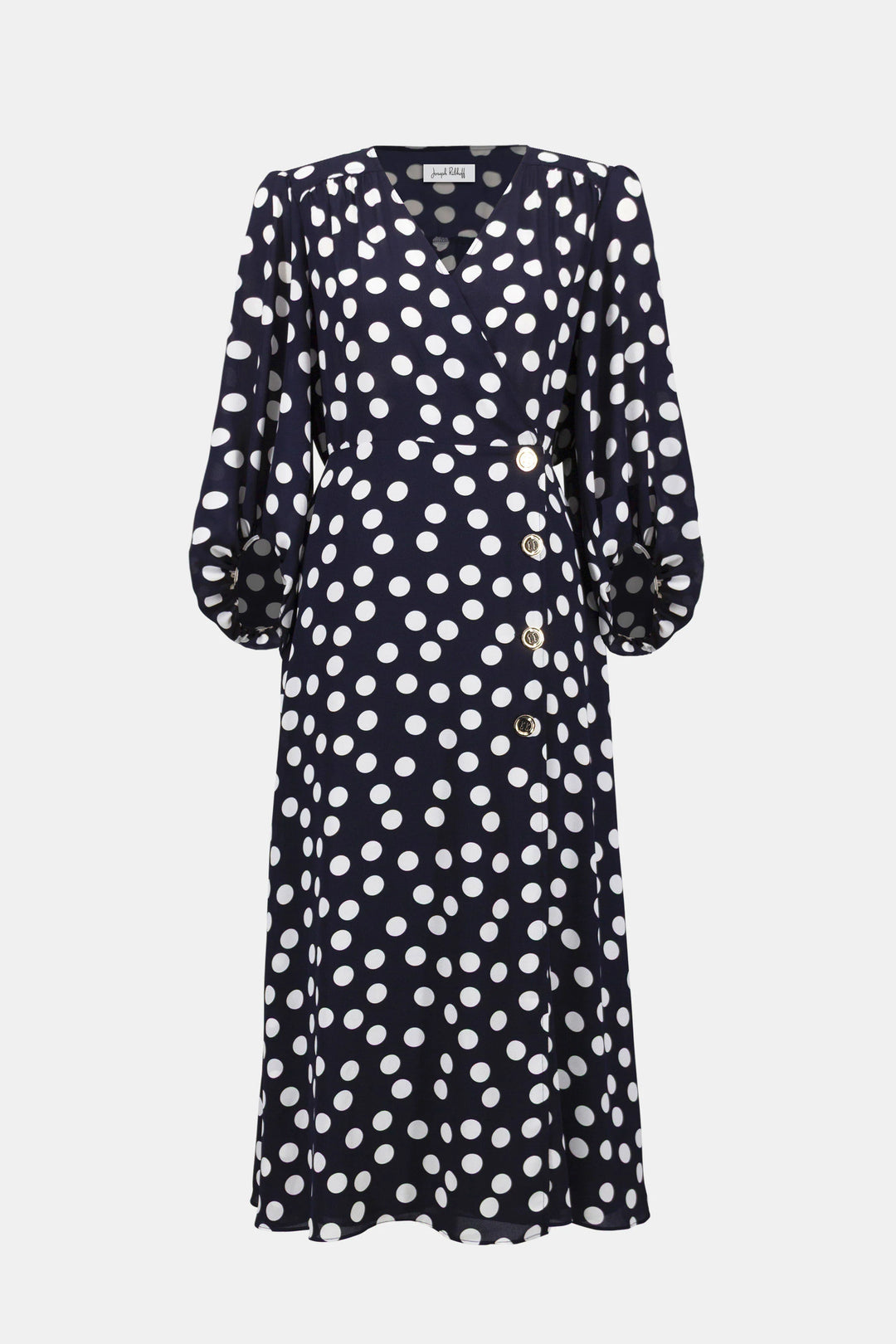Joseph Ribkoff Dot Wrap Dress