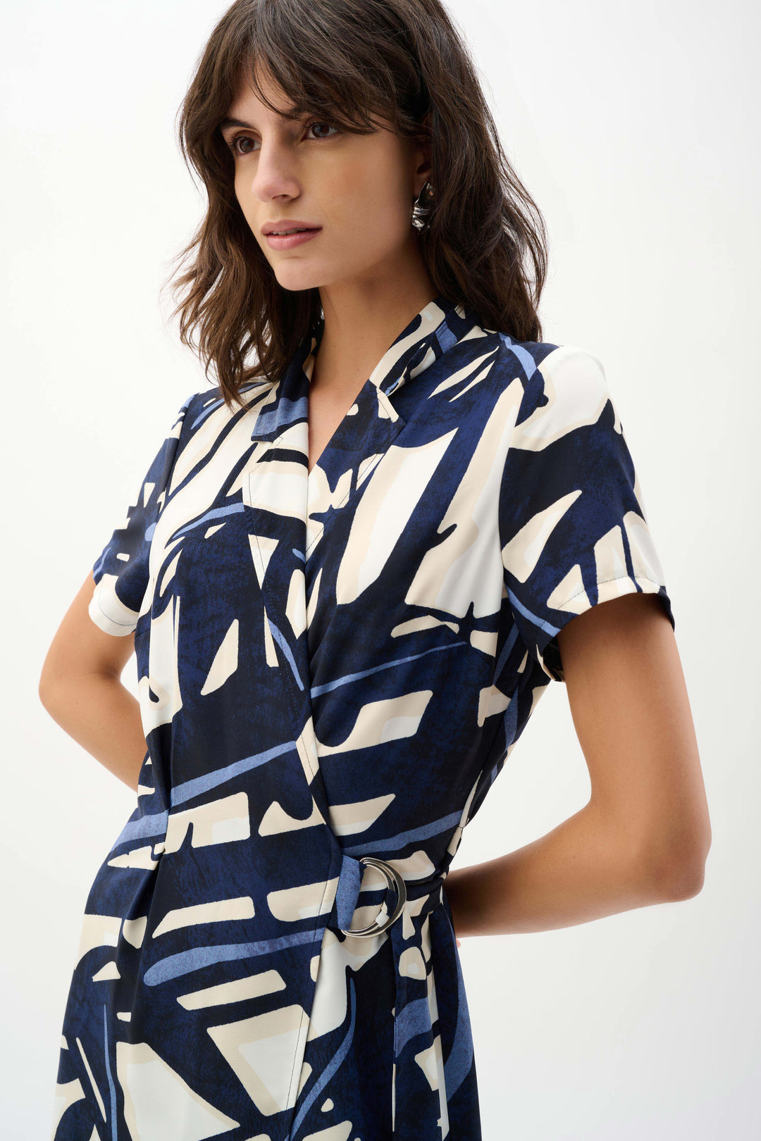 Joseph Ribkoff Abstract Print Dress