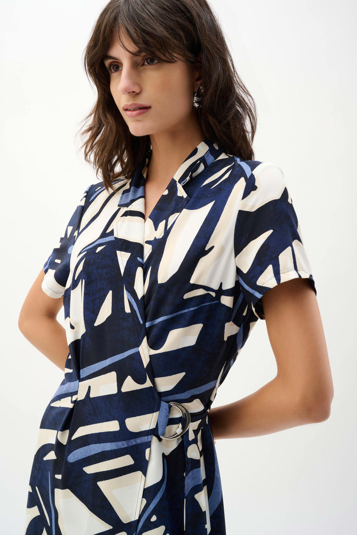 Joseph Ribkoff Abstract Print Dress