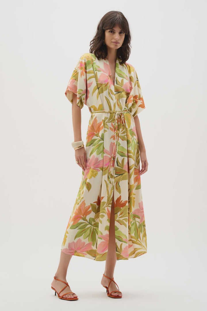 Joseph Ribkoff Tropical Print Dress