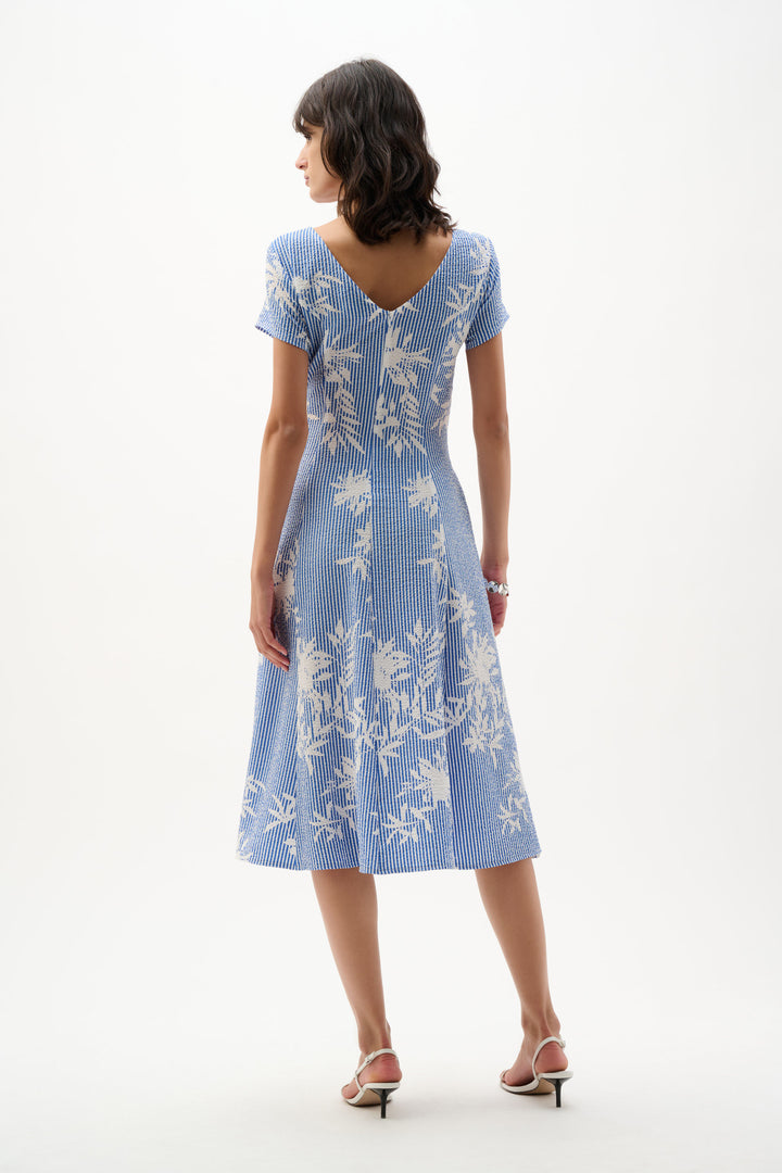 Joseph Ribkoff Woven Seersucker Dress