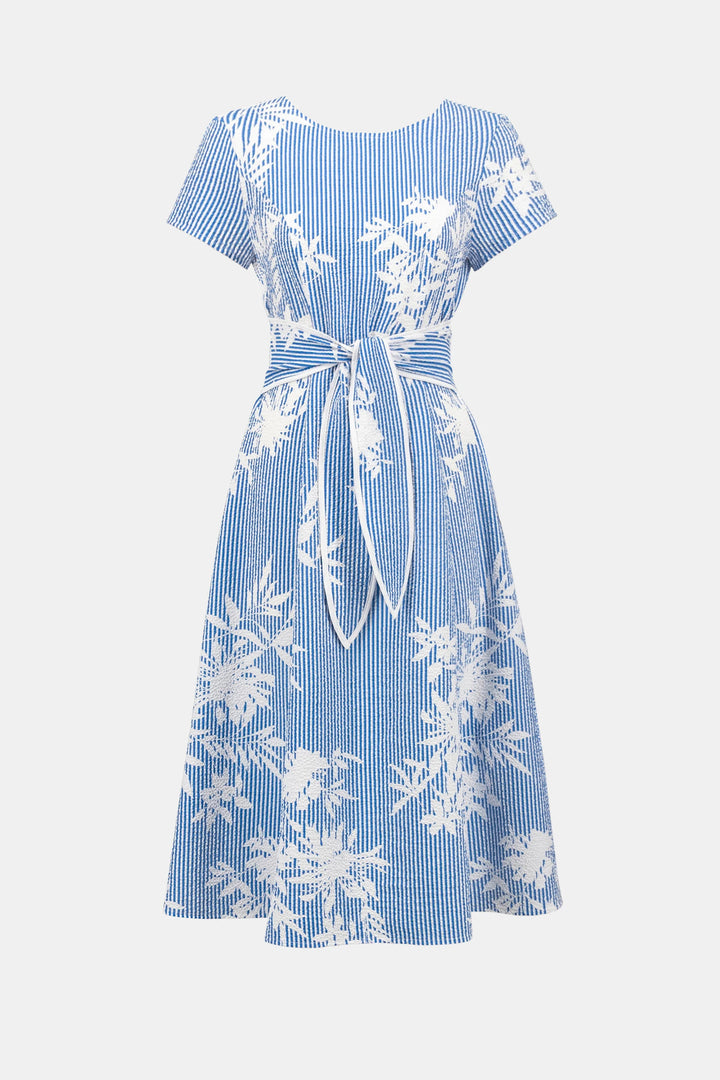 Joseph Ribkoff Woven Seersucker Dress