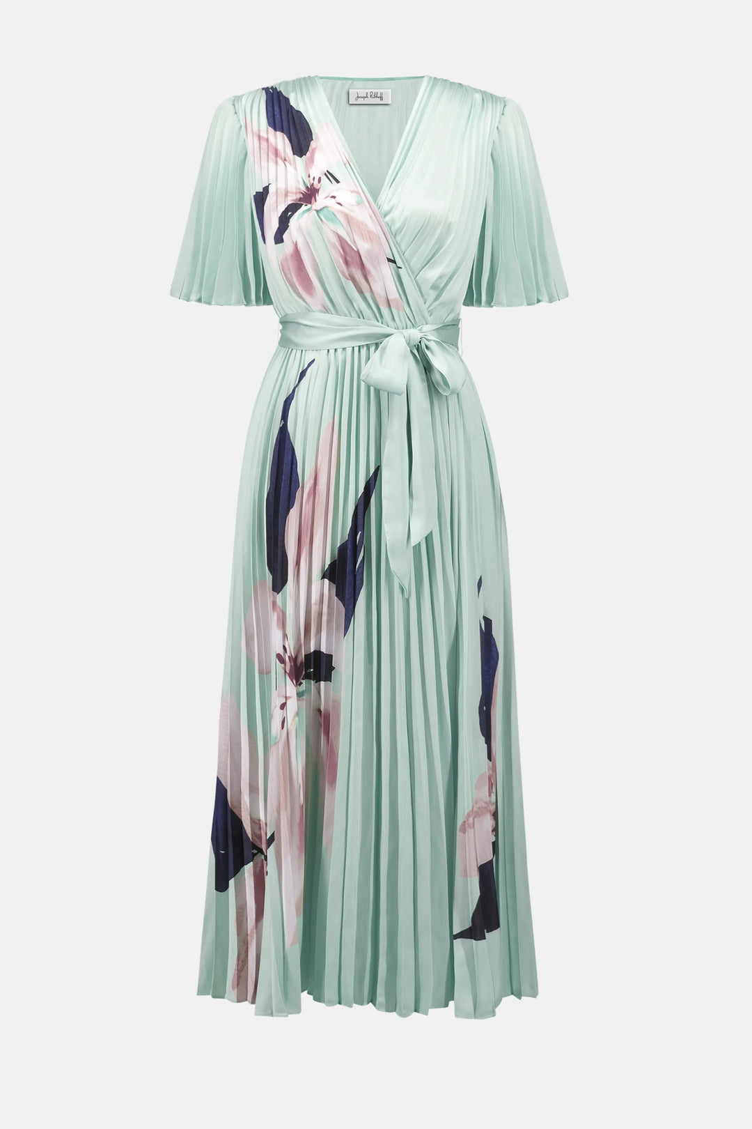 Joseph Ribkoff Satin Floral Print Dress