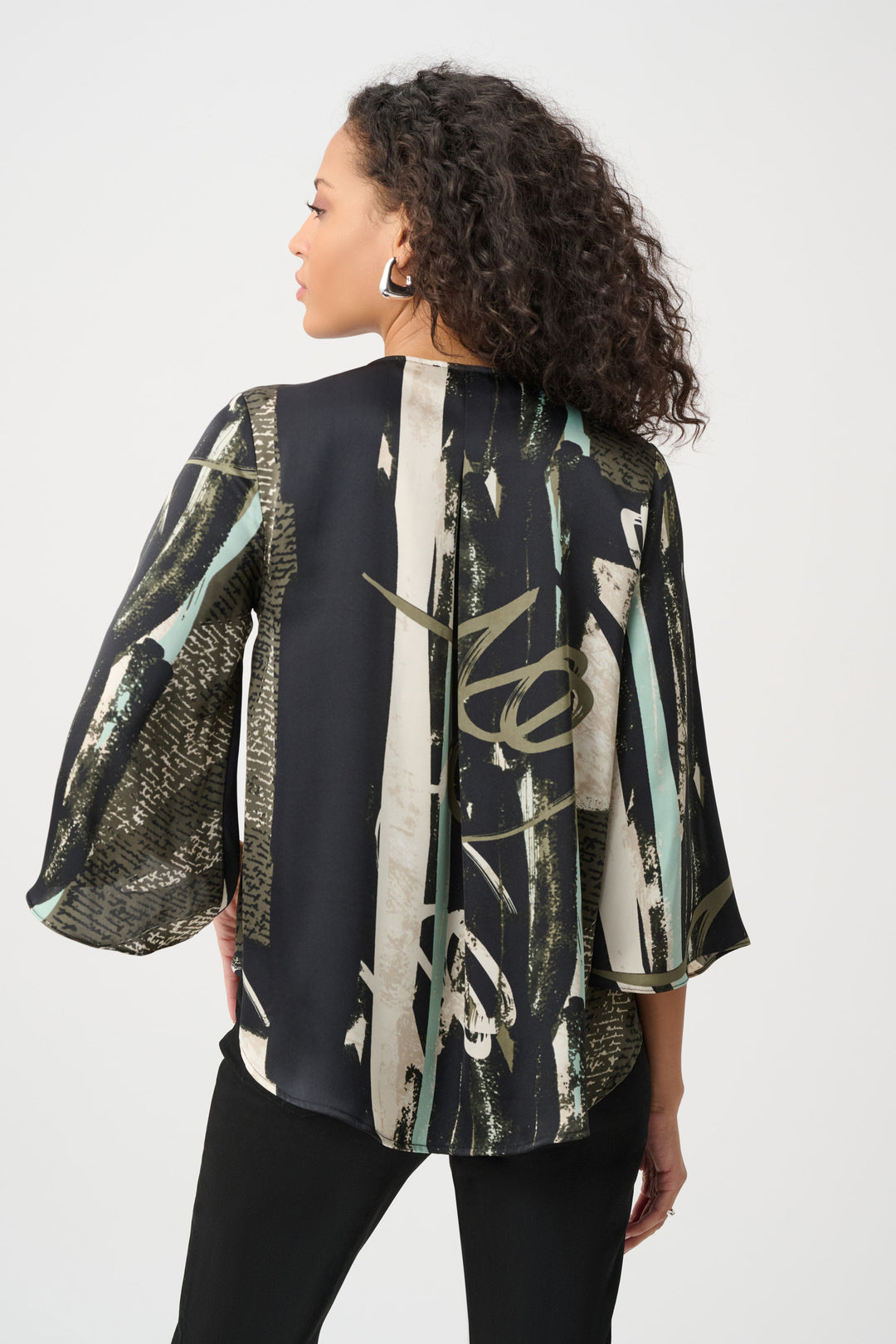 Joseph Ribkoff Satin Boxy Top